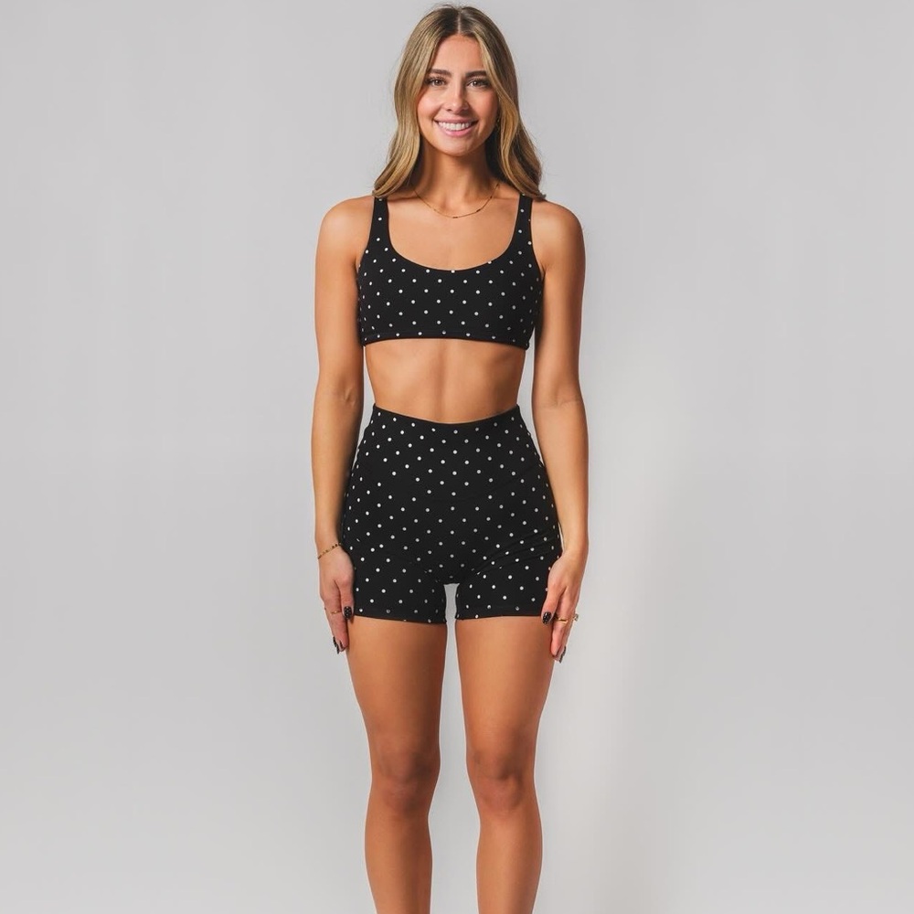 Polka Dot 5" Evo Biker Short